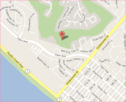Map to Seacliff
